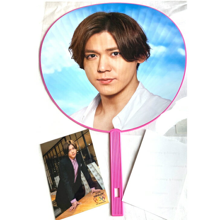 Rakuten - ジャニーズWEST 【 （小瀧望）ジャンボうちわ ＋ オリジナルフォトセット 】ライブツアー 2021 rainboW ＋ 公式写真 1種 セット