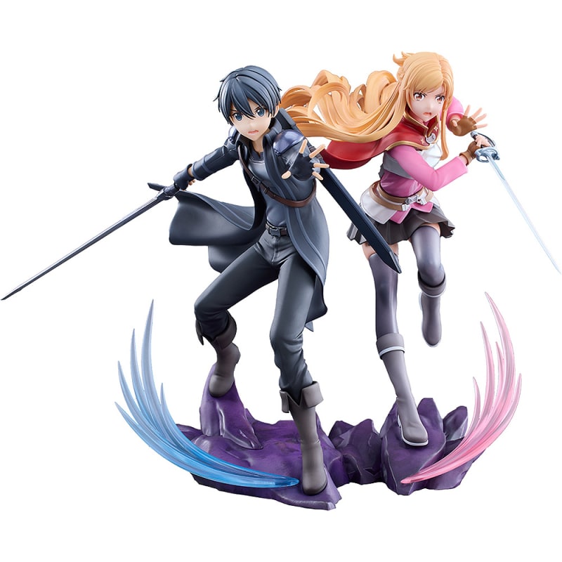 ソードアート・オンライン -プログレッシブ- 冥き夕闇のスケルツォ- キリト＆アスナ セット ENSOUTOYS プラスチック製 塗装済み完成品
