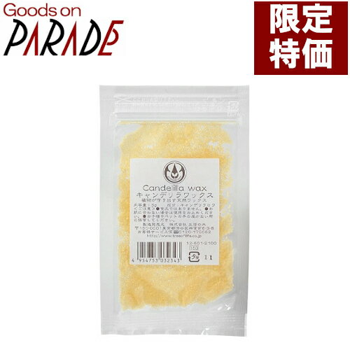 週末特価 キャンデリラ WAX 50g 生活の木