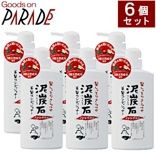 泥炭石コンディショナー ノンシリコン 6個セット 送料無料