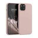 kwmobile スマホケース Apple iPhone 13対応 ケース - TPU リキッド シリコン カバー - 耐衝撃 傷防止 サラサラ Case