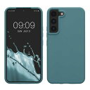 kwmobile スマホケース Samsung Galaxy S22対応 ケース - TPU リキッド シリコン カバー - 耐衝撃 傷防止 サラサラ Case