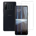 指紋認証対応 Xperia10 iii/Xperia 10 III Lite ガラスフィルム 2+2枚セット Wekrsu 国産旭硝子素材 強化ガラス 対応 X...