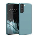 kwmobile スマホケース Samsung Galaxy S21対応 ケース - TPU リキッド シリコン カバー - 耐衝撃 傷防止 サラサラ Case
