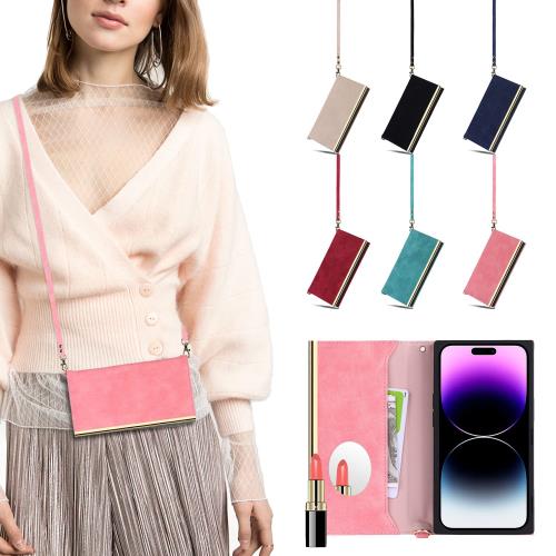 Cavor iPhone13 スマホ 携帯用ケース肩掛け 首かけ 斜めがけ ショルダー 鏡をかける  ...