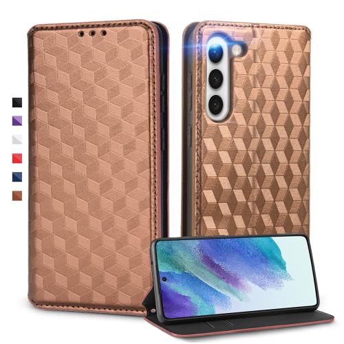 UnivoColors Galaxy S23 (SC-51D/SCG19) 手帳型ケース 高級合皮 カード収納 マグネット開閉 スタンド機能 ストラップホール付き TPUソフトバンパー 全面保護 カメラ保護 衝撃吸収 ビジネス おしゃれ カバー(ブラウン)