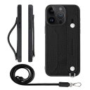 HANATORA iPhone15ProMax ケース 本革 耐衝撃 背面ベルト ストラップリング スマホケース スマホ スタンド機能 ネックストラップ 付き ...