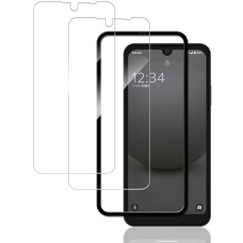 KPNS ガラスフィルム AQUOS Wish 3 SH-53D A302SH 用 (2枚)ガラスフィルム + ガイド枠付き 日本旭硝子..