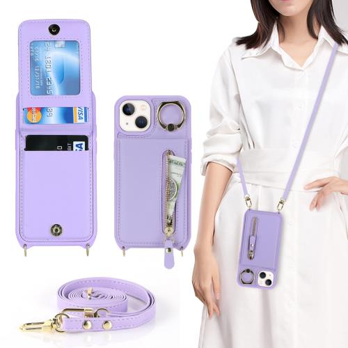 iPhone 13 mini ケース ショルダー リング付きケース ストラップケース 背面フリップ  ...