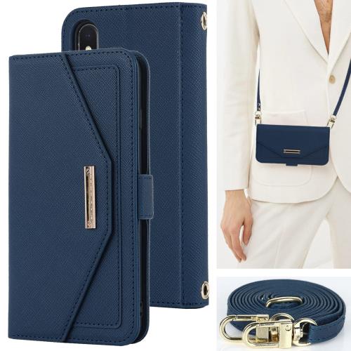 iPhoneXS ケース / iPhoneX ケース 手帳型 ショルダー 鏡付きケース 鏡ケース ミ ...