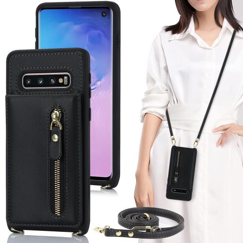 Galaxy S10 ケース 手帳型 ショルダー 上下開 ショルダーケース ストラップケース サムス ...