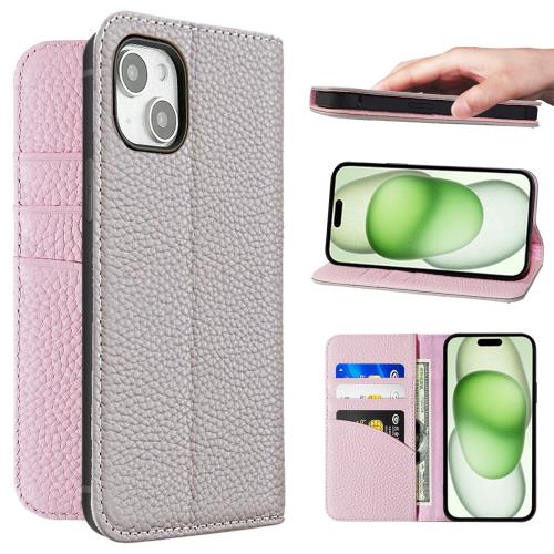 iPhone 15 Plus ケース 本革 手帳型 カバー 耐衝撃 保護 カバー 本革 内蔵マグネッ ...