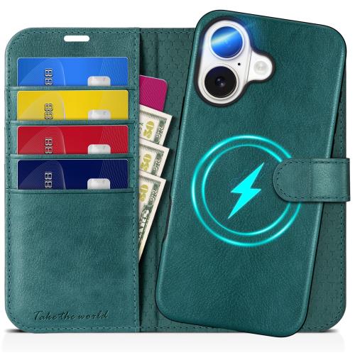 TUCCH iPhone 16 対応 ケース 手帳型 2 in 1 分離式 アイフォーン16手帳型ケ ...