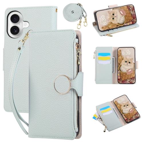 Rosbtib iPhone 16 ケース 手帳型 iPhone16 ケース ショルダー 財布型カバ ...