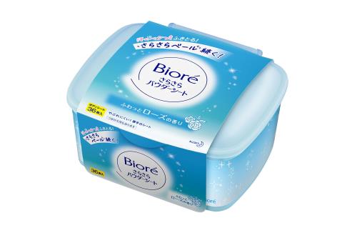 ビオレ さらさらパウダーシート ローズの香り 本体 36枚入り