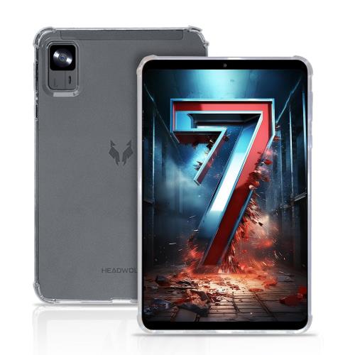 Headwolf FPad7 Pro / FPad7 / FPad6 用 ケース 8.4インチ 透明カバー タブレットカバー 保護ケース HUKWMIO スタンド機能付き 薄型 超軽量 全面保護 スクラッチ対策 レザー 耐汚れ 耐久性 TPU保護ケース [クリア 透明]