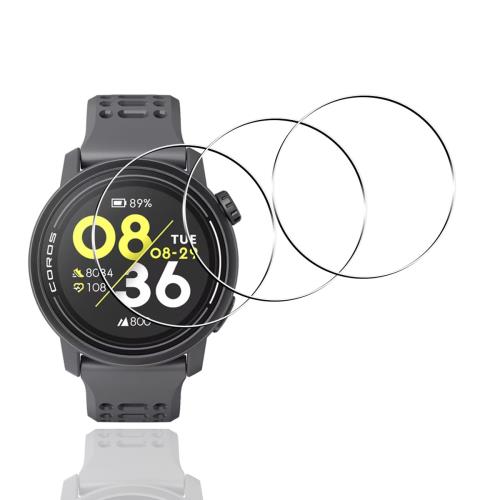 3枚セット 用 COROS（カロス）PACE 3 ガラスフィルム COROS PACE 3 フィルム 日本硝子素材 9H強度 対応 COROS（カロス）PACE 3 保護フィルム 強化ガラス 高透過率 3D Touch対応 厚さ0.26 超薄型 飛散防止 高感度 耐衝撃 指紋・汚れ防止 ゼロ気泡 簡単貼り付け