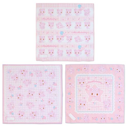 サンリオ(SANRIO) ミュークルドリーミー 大判ランチクロス3枚セット(チェック)