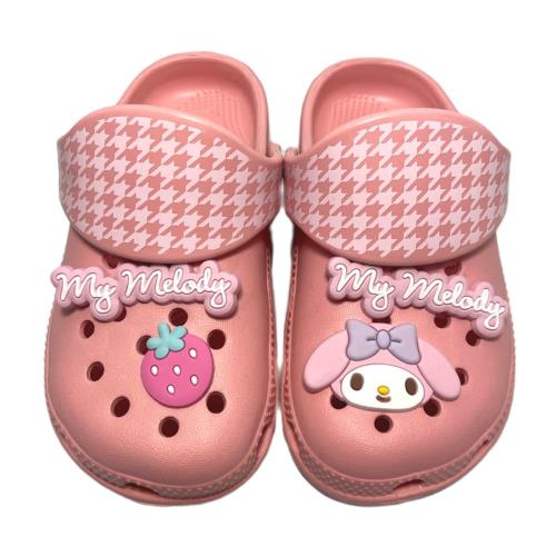 [Sanrio] [SAESAS002]サンリオキャラクターズ10キャラEVAサンダル (マイメロディ/ライトピンク, 日本の靴のサイズ寸法, キッズ, 数値, 21.0 cm)
