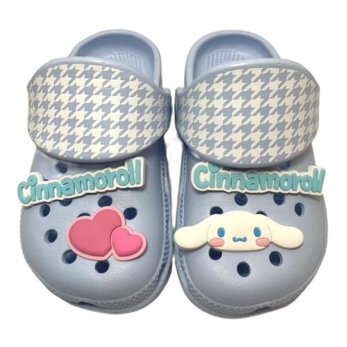 [Sanrio] [SAESAS002]サンリオキャラクターズ10キャラEVAサンダル (シナモロール/サックス, 日本の靴のサイズ寸法, キッズ, 数値, 17.0 cm)