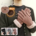 手袋 レディース手袋 裏起毛 ファー ボア スマホ対応 暖かい 5本指 おしゃれ 猫 秋冬 保温 プレゼント ギフト 防寒対策 レディース 女の子 手袋 厚み ...