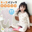 キッズパジャマ パジャマ ベビー キッズ 春 夏 秋 薄手 長袖 部屋着 寝巻き 男の子 女の子 子供 可愛い 冷え対策 エアコン 上下セット コットン 綿10...