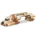 Hallisun 3D木製パズル 組み立て立体パズル ワインラック車 動くメカニカル クラフト手芸 DIY 機械式 おもちゃ 趣味 クリスマス バレンタインデー ヴィンテージ 装飾 自宅 インテリア 大人向け 14歳+ 誕生日ギフト プレゼント 日本語取扱説明書付き 287 pcs