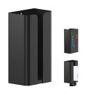 ティッシュケース マグネット おしゃれティッシュケース 壁掛け マグネットティッシュボックス 磁石マグネット ペーパーホルダーキッチン浴室冷蔵庫用ティッシュ収納ボックス(黒)