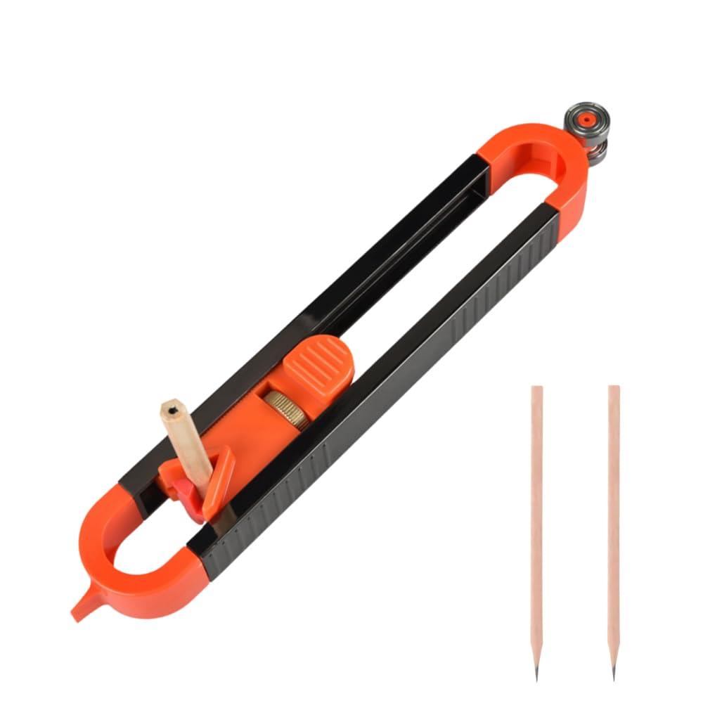 ツール スクライビング定規 不規則な形状 木工測定ゲージ 輪郭ゲージ 建設用 DIY用 ロック付き 調整可..