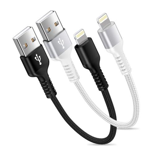 GAEF ライトニングケーブル 短い 0.3M 2本 iPhone 充電ケーブル MFi認証 &急速充電...