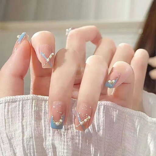BHIDENAW ネイルチップ ショート 24枚入 人気 和風 かわいい シンプル おしゃれ 成人式 結婚式 パーティー 日常生活に使用できます 花嫁ネイル 光沢 つけ爪 両面テープ ウッドスティック (一目惚れ T9, M) BHIDENAW ネイルチップ ショート 24枚入 人気 和風 かわいい シンプル おしゃれ 成人式 結婚式 パーティー 日常生活に使用できます 花嫁ネイル 光沢 つけ爪 両面テープ ウッドスティック (一目惚れ T9, M)