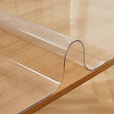 Godamiu 透明テーブルクロス 75*120cm 2mm ビニールシート デスクマット テーブル 保護 厚手PVC長方形 防水耐油耐熱テーブルマット お手入れ簡単