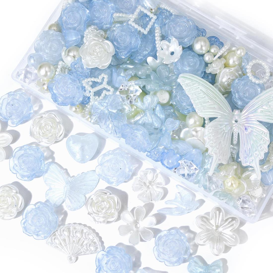 デコパーツ ビーズ ホイップデコ パーツ 【特典ビーズ含む·26セット展開·約110個】 アクリル セット トレカ 硬質ケース デコ 手芸 ...