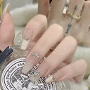 SEMTIM ネイルチップ 24枚入 ミディアム ショート ラウンド つけ爪 短め 長い ネイルチップ ミディアムロング 人気 和風 かわいい シンプル おしゃれ成人式 入学式 卒業式 結婚式 付け爪 チップ (BY1080)