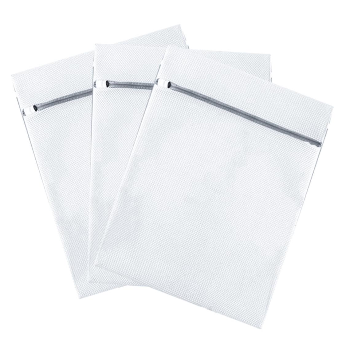 OCENYU 洗濯ネット 大 3枚 セット L:60*50cm*3 角型 無蛍光 抗菌 ランドリーネット ハニカム構造メッシュ 丈夫 耐久性 コート セーター ...