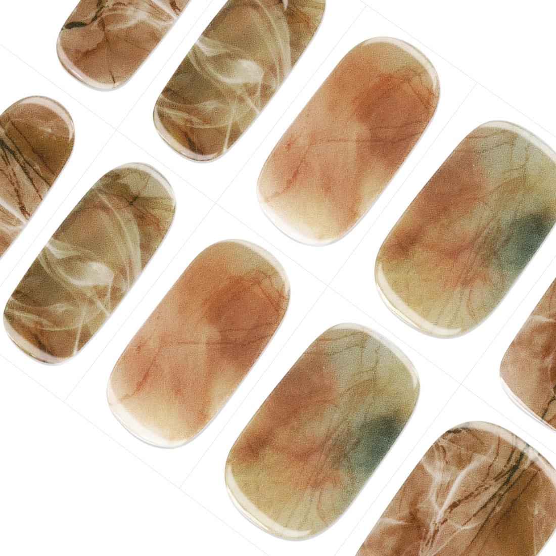 DANNI&TONI ジェルネイルシール ニュアンス系ネイル 手用 ネイルシール 硬化タイプ マーブル 長持ち無臭 防水 SGS認定 初心者簡単 大人可愛い セ...