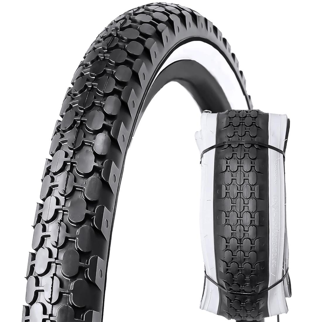 MOHEGIA 1本 26インチ クルーザータイヤ: 26×2.125 57-559 ビーチクルーザ ...