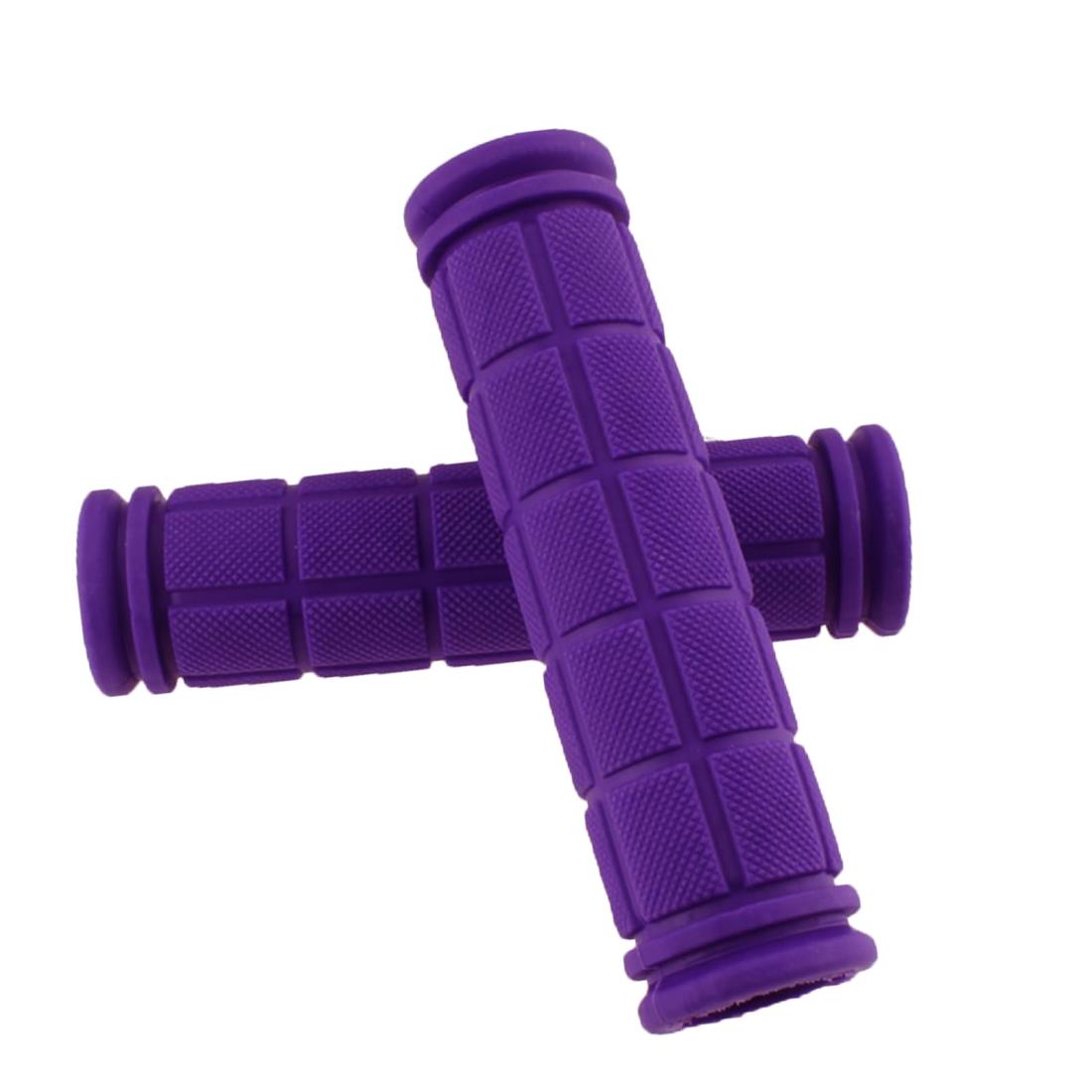 Topatrol 自転車 グリップ用 バイクハンドル ハンドルグリップ 自転車 グリップ用 ハンドルグリップ 滑り止め 22.2mm 1組(2本)セット 10色 子供 人間工学 握りやすい 耐久性 汎用 ショック吸収 マウンテンバイク 折りたたみ自転車 (パープル)