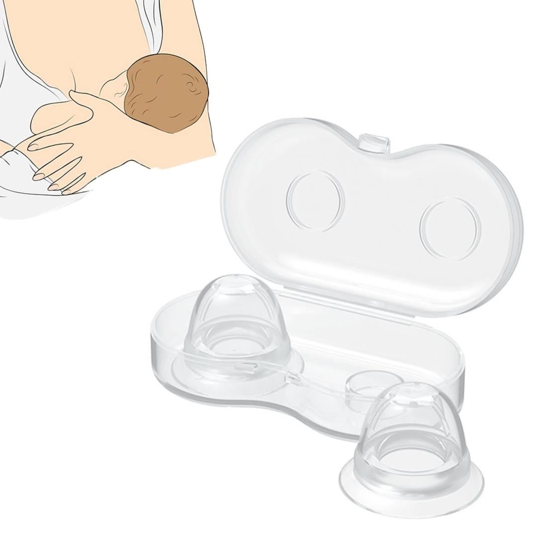 雲見 乳首吸引 乳頭保護器 陥没乳頭 吸引 2個入り手動式吸盤吸引 保護 赤ちゃんの吸てつをサポ ート 母..