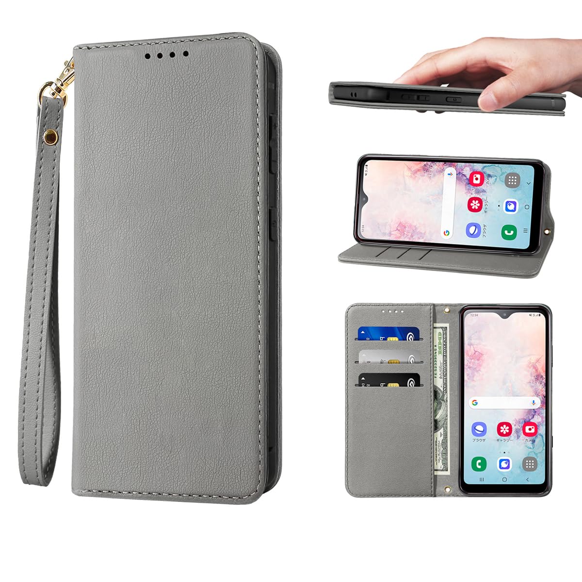 BASIO active3 手帳型 ベイシオ アクティブ3 ケース 高質PUレザー BASIO active3 5G カバー 携帯カバー ベイシオ アクティブ3 カバー 携帯カバー 耐衝撃 皮革 内蔵マグネット開閉式 ベルトなし スマホケース おしゃれ カードポケット スタンド機能 便利 スプラット同梱 携帯