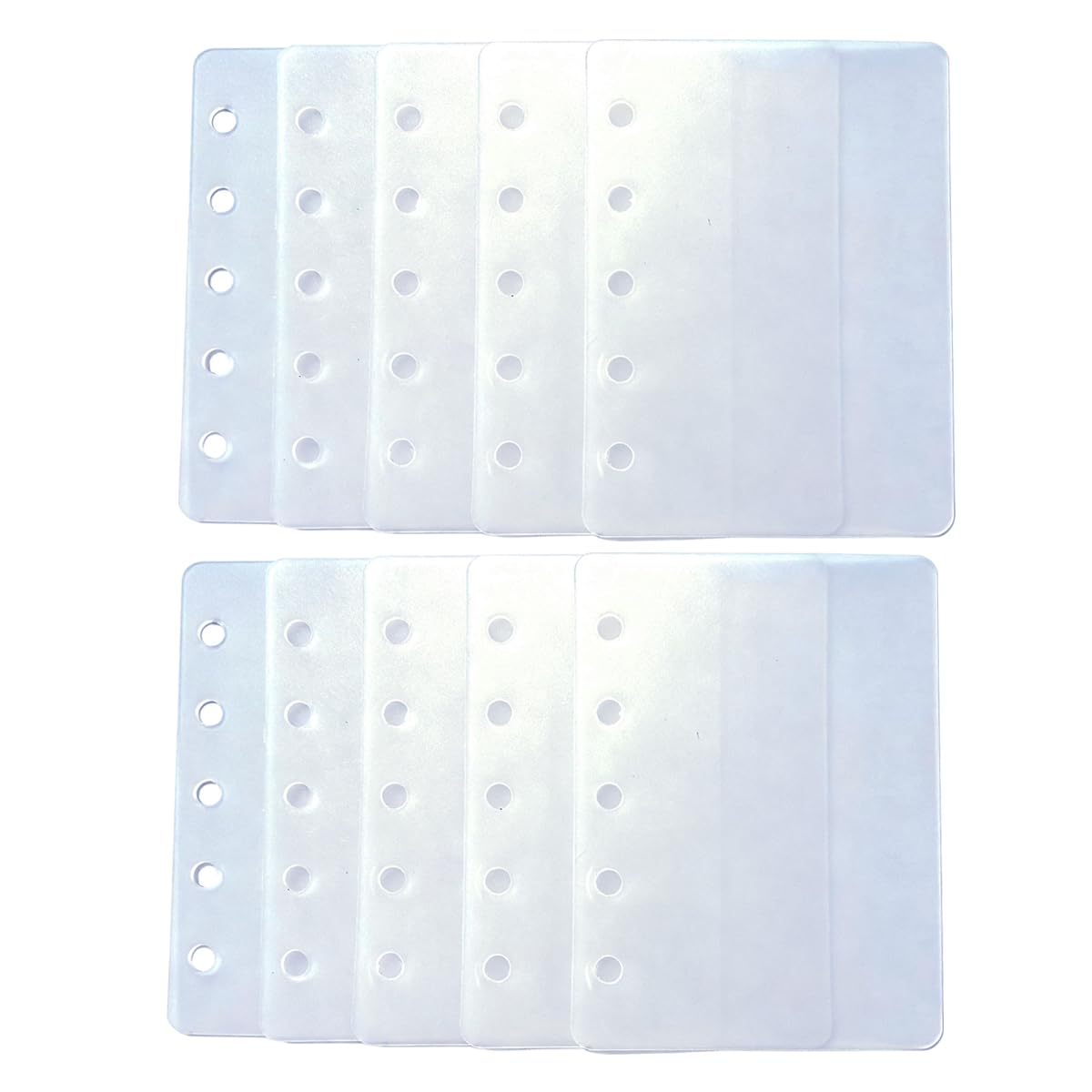 Winuin m5 ppシート シール台紙 シール帳 プラバン シール帳 半透明 はがせる バインダー （ppシート リフィル 10枚入）(3)