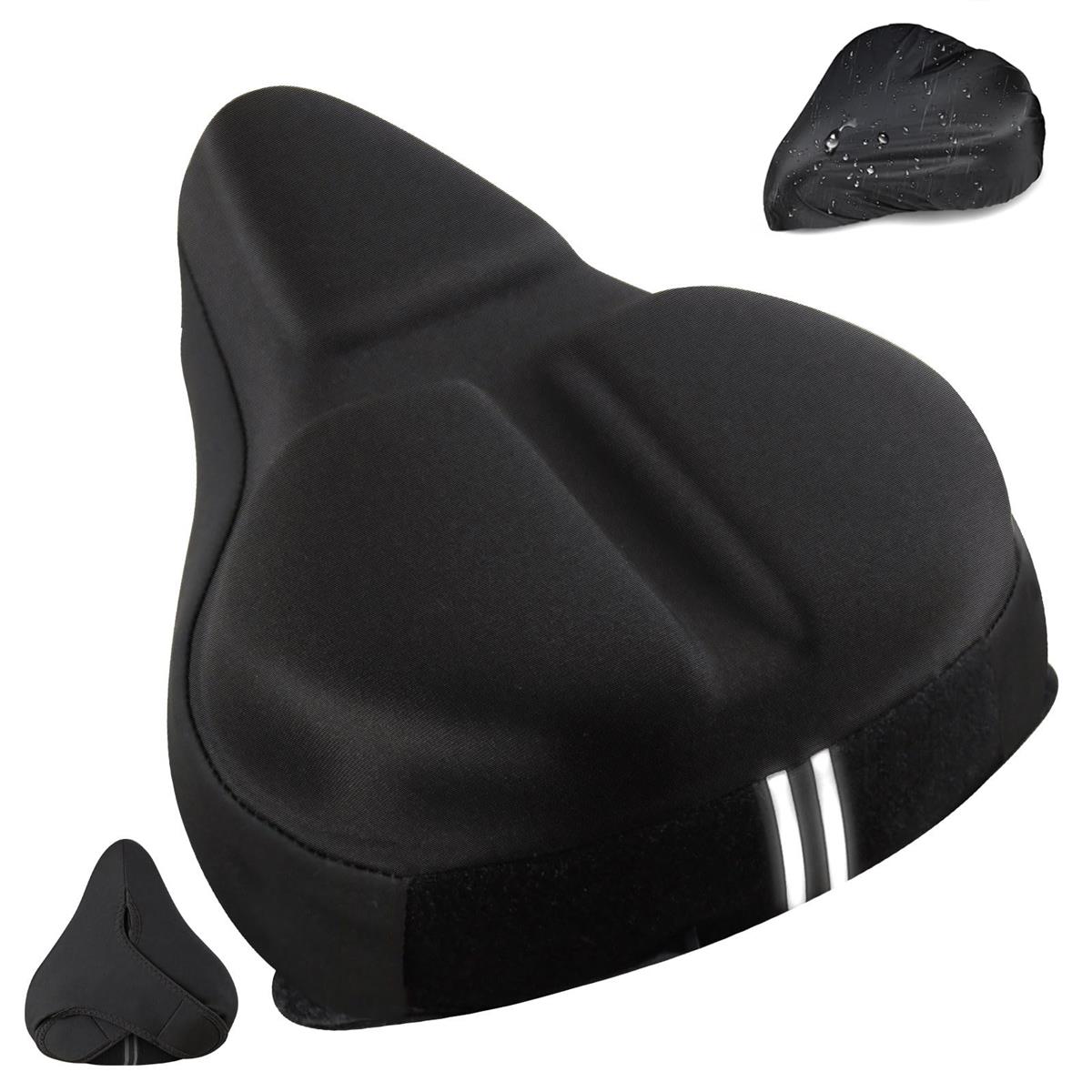 さえだ 自転車 サドルカバー クッション【5CM超肉厚・お尻痛くない】サドル クッション 大きめ 3 ...
