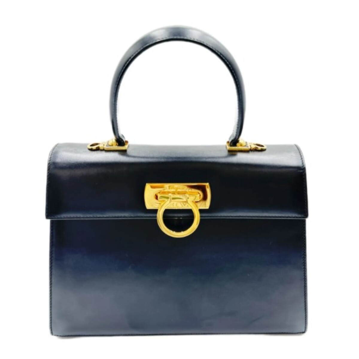 Rakuten - 【中古】Salvatore Ferragamo サルバトーレ フェラガモ 2wayバッグ ガンチーニ ブラック
