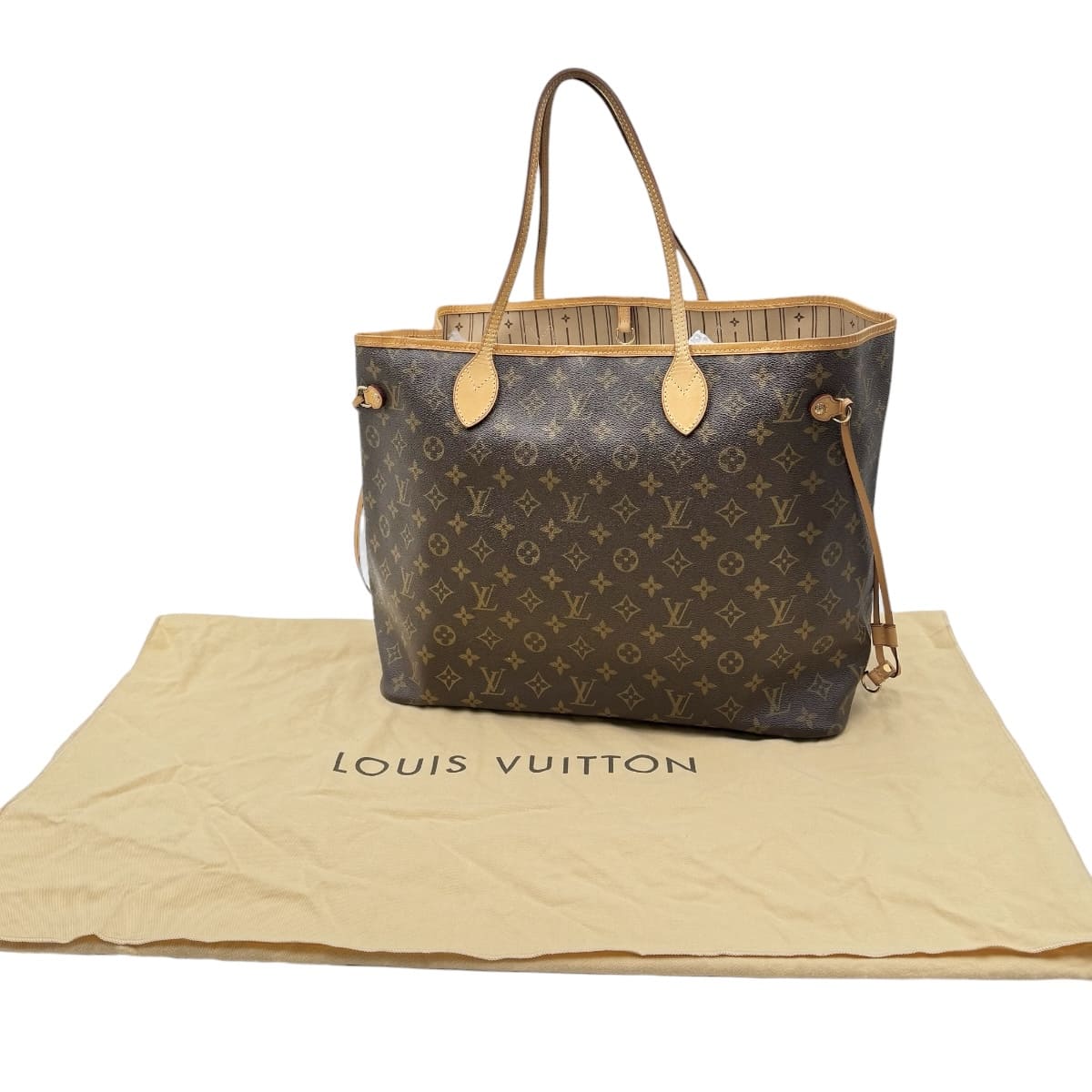 ルイヴィトン M40157 トートバッグ ブラウン  LOUIS VUITTON ネヴァーフルGM モノグラム 廃盤品 ルイヴィトン モノグラム ネヴァーフルGM M40157｜ブランド買取なら