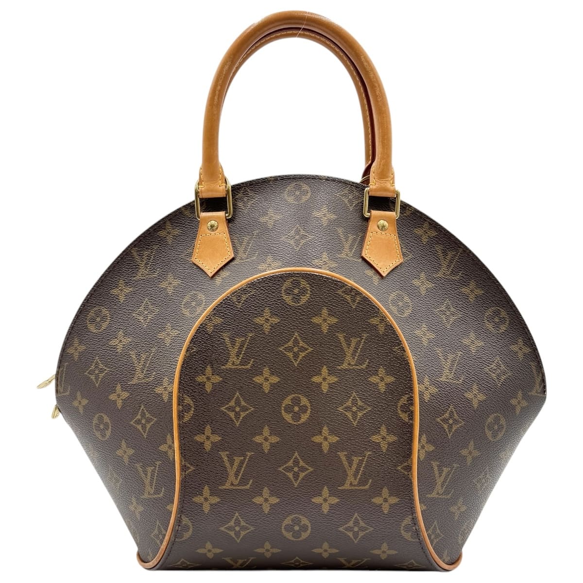 【中古】LOUIS VUITTON ルイヴィトン エリプスMM ハンドバッグ モノグラム ブラウン M51126(4.0)