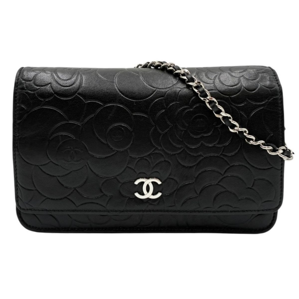 楽天市場】chanel カメリア チェーンウォレットの通販