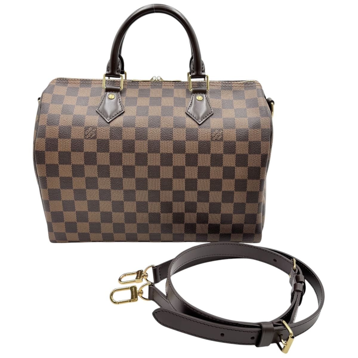LOUIS VUITTON - 【中古】LOUIS VUITTON ルイヴィトン スピーディ バンドリエール30 ボストンバッグ ダミエ ブラウン N41183