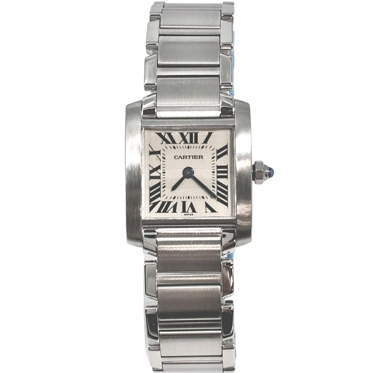 【中古】Cartier カルティエ タンクフランセーズSM シルバー W51008Q3