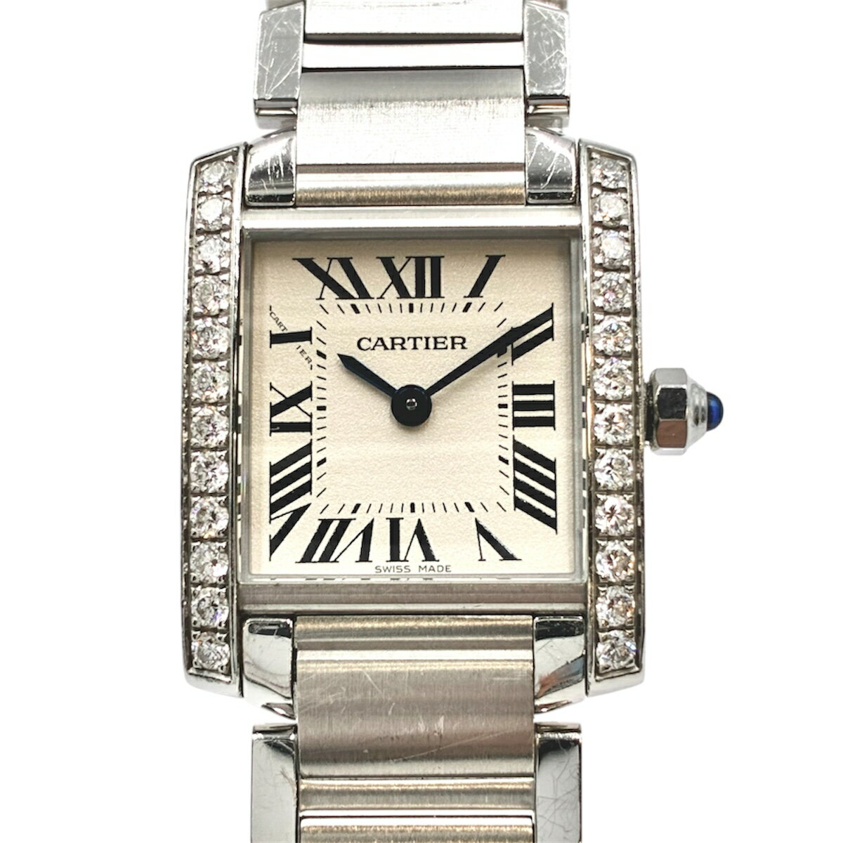 【中古】Cartier カルティエ タンクフランセーズSM W4TA008