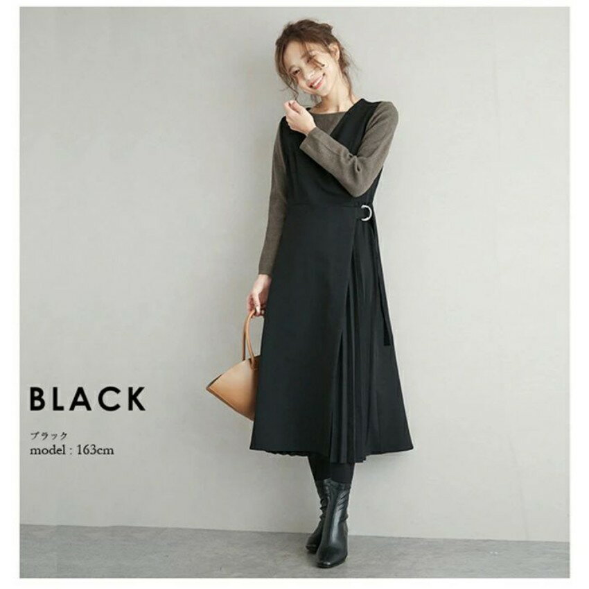 ジャンパースカート ワンピース 春 秋 レディース ジャンパースカート Vネック コーデュロイ サロペット スカート Aライン ワンピース プリーツ ノースリーブ ジャンパースカート サロペットスカート ジャンスカ 大人 大きいサイズ 体型カバー ゆったり